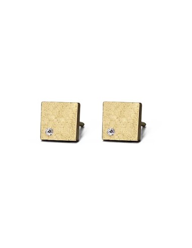 PENDIENTES BEBÉ ORO BLANCO Y DIAMANTE