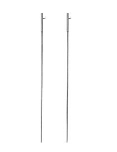PENDIENTES LARGOS TWO LINEAL EN PLATA