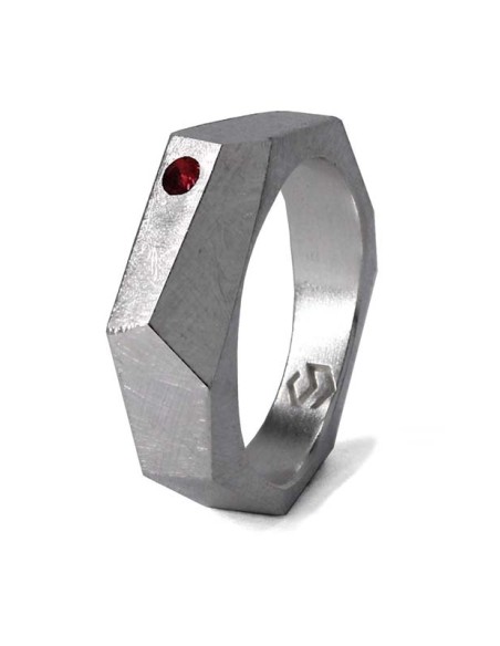 THREE Anillo Amatista