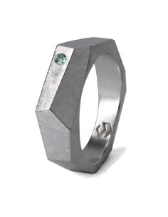 anillo rock topacio azul