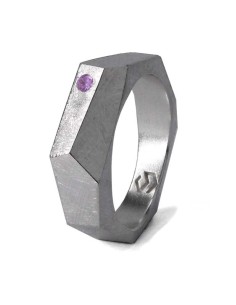 THREE Anillo Amatista