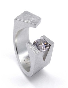 ANILLO TEN TOPACIO BLANCO