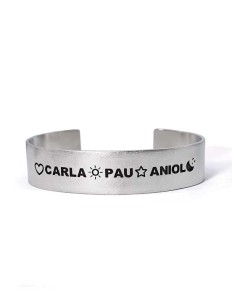 pulsera personalizada dibujos y nombres 2