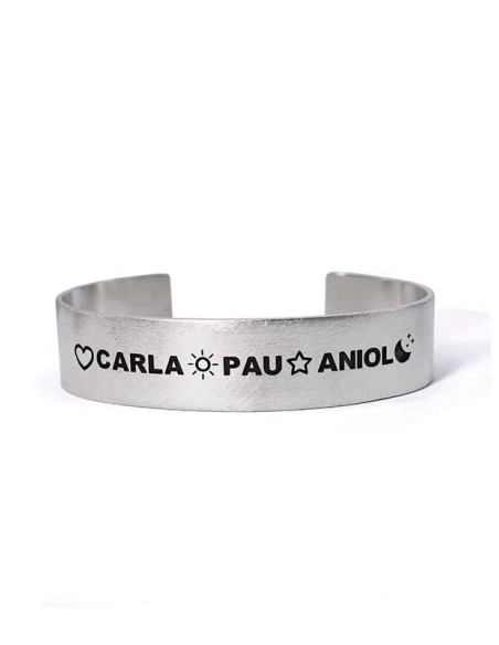 pulsera personalizada dibujos y nombres