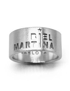 Anillo nombre personalizado