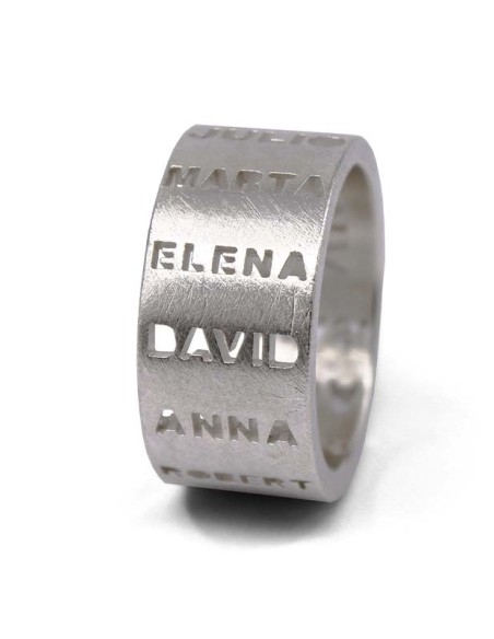 Anillo nombre personalizado