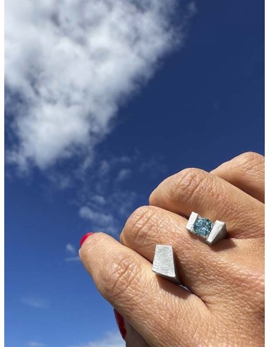 ANILLO TEN TOPACIO AZUL