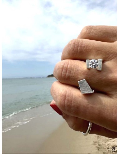 ANILLO TEN TOPACIO BLANCO