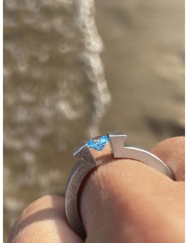 Anillo DIAMOND in blue