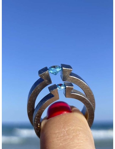 Anillo DIAMOND in blue