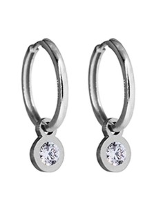 PENDIENTES DOT IN white