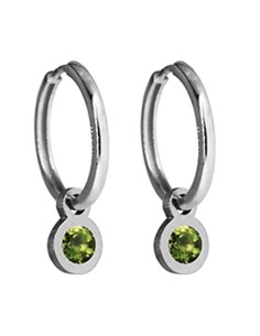 PENDIENTES DOTS IN GREEN
