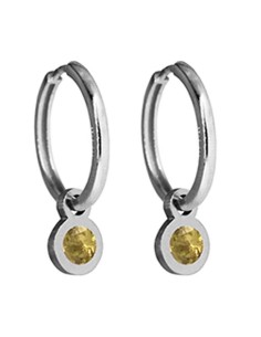 PENDIENTES DOTS IN YELLOW
