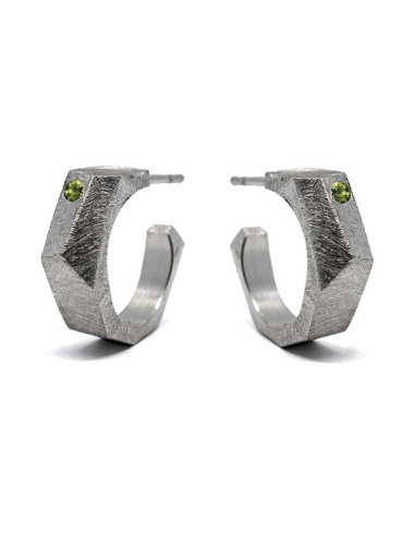 pendientes Rock peridoto