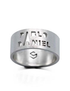 Anillo nombre personalizado 2