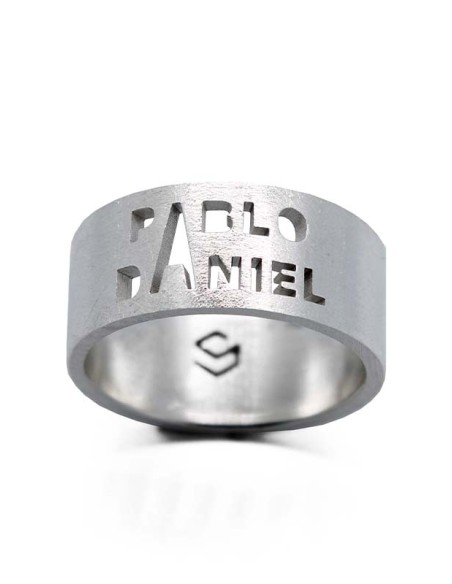 Anillo nombre personalizado