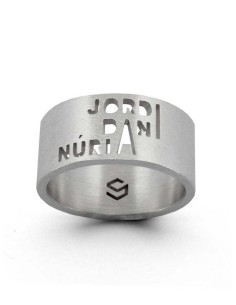 Anillo nombre personalizado 2