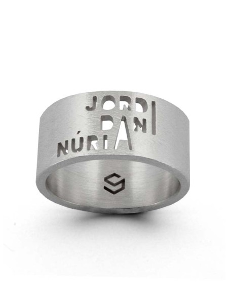 Anillo nombre personalizado