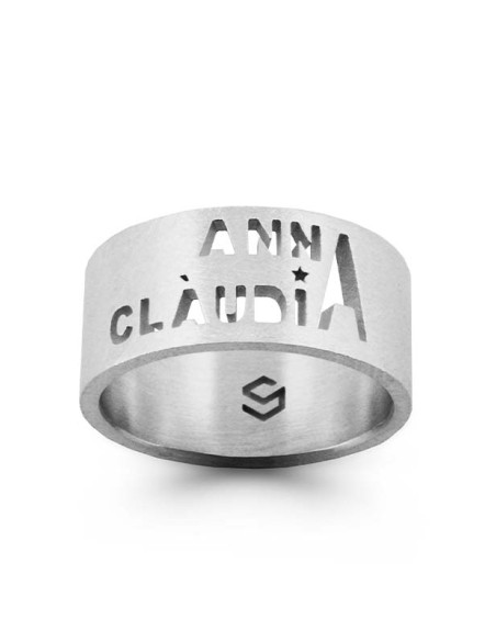 Anillo nombre personalizado