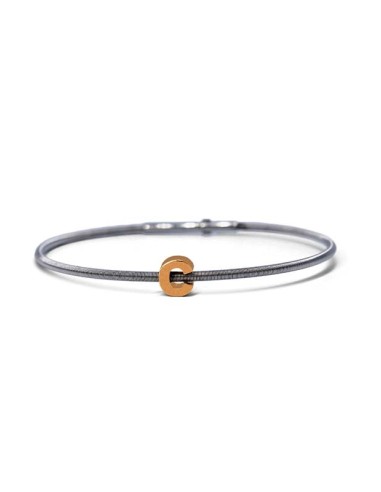 PULSERA INICIAL ORO AMARILLO