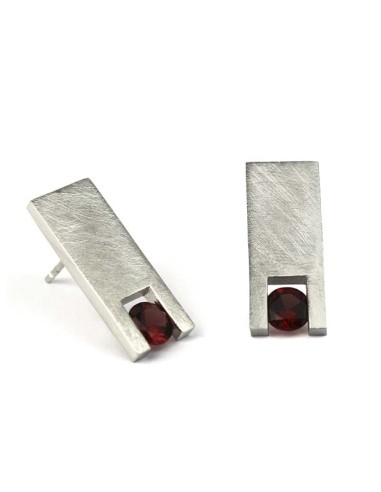 PENDIENTES SIX GRANATE