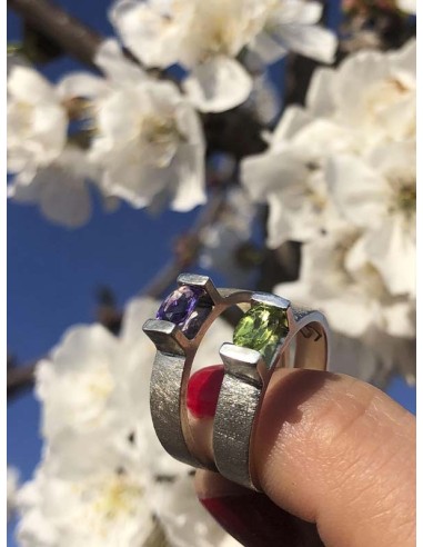 THREE Anillo Peridoto