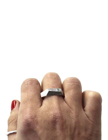 THREE Anillo Amatista