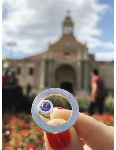 Anillo CIRCULAR TWO in colours purple