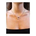 Collar CIRCULAR TWO in COLOURS pink