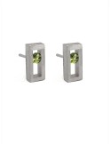 PENDIENTES SMALL LINEAL SPACE PERIDOTO