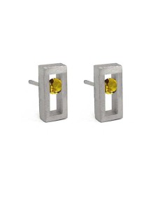 PENDIENTES SMALL LINEAL SPACE CITRÍ