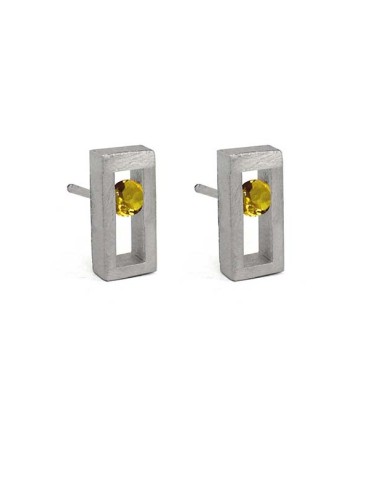 PENDIENTES SMALL LINEAL SPACE CITRÍ