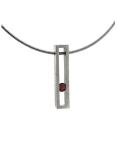 COLLAR LINEAL SPACE GRANATE