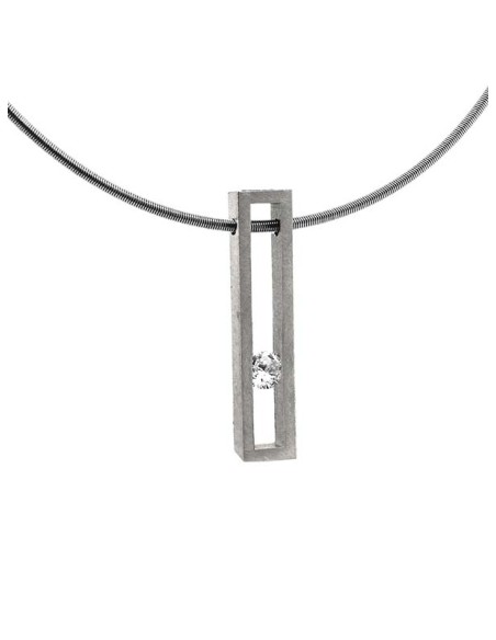 COLLAR LINEAL SPACE TOPAZI BLANC