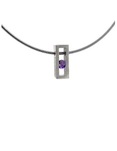COLLAR SMALL LINEAL SPACE AMATISTA
