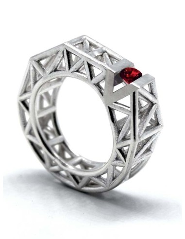 ANILLO LLUM GRANATE