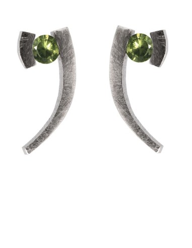 PENDIENTES ELEVEN PERIDOTO