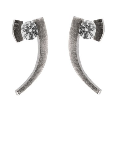 PENDIENTES ELEVEN TOPACIO BLANCO