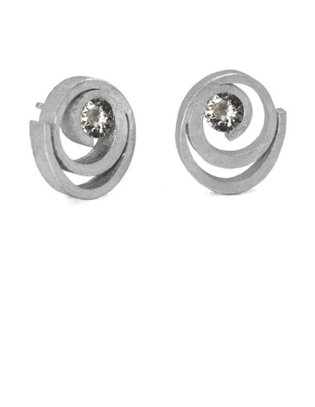 PENDIENTES TWELVE TOPAZIO BLANCO