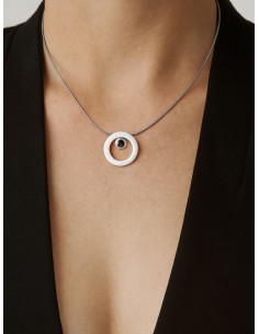 Collar CIRCULAR TWO in COLOURS black 2