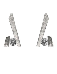 PENDIENTES NINE TOPACIO BLANCO