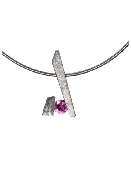COLLAR NINE CUARZO ROSA