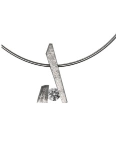 COLLAR NINE TOPACIO BLANCO