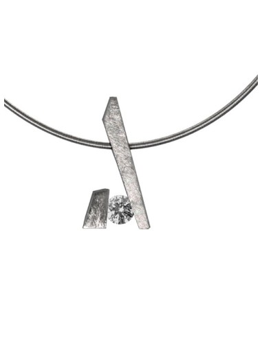 COLLAR NINE TOPACIO BLANCO