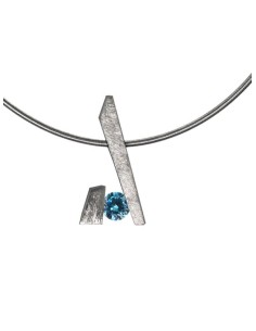 COLLAR NINE TOPACIO AZUL