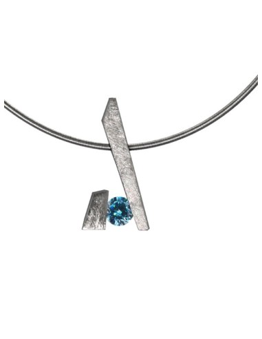 COLLAR NINE TOPACIO AZUL