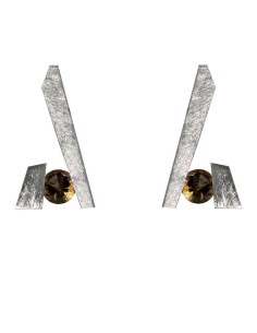 PENDIENTES NINE CUARZO AHUMADO