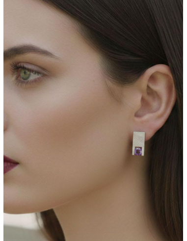 PENDIENTES SIX QUARZO ROSA
