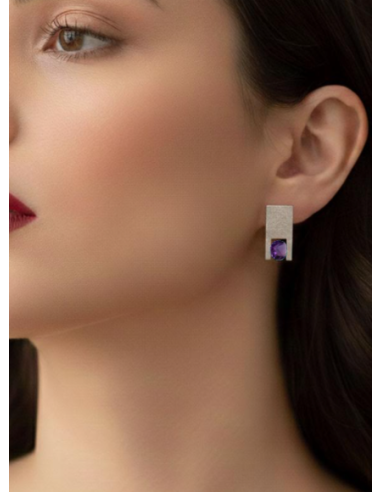 PENDIENTES SIX AMATISTA