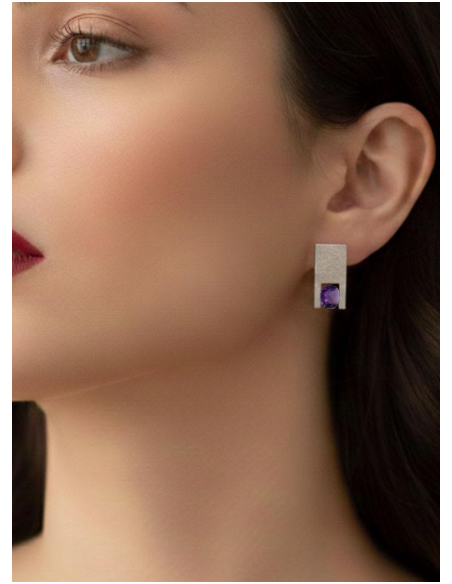 PENDIENTES SIX AMATISTA